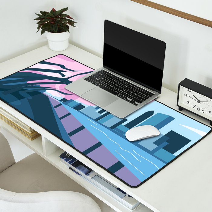 Cherry blossoms in New York  Desk Mat Gallery Image 2