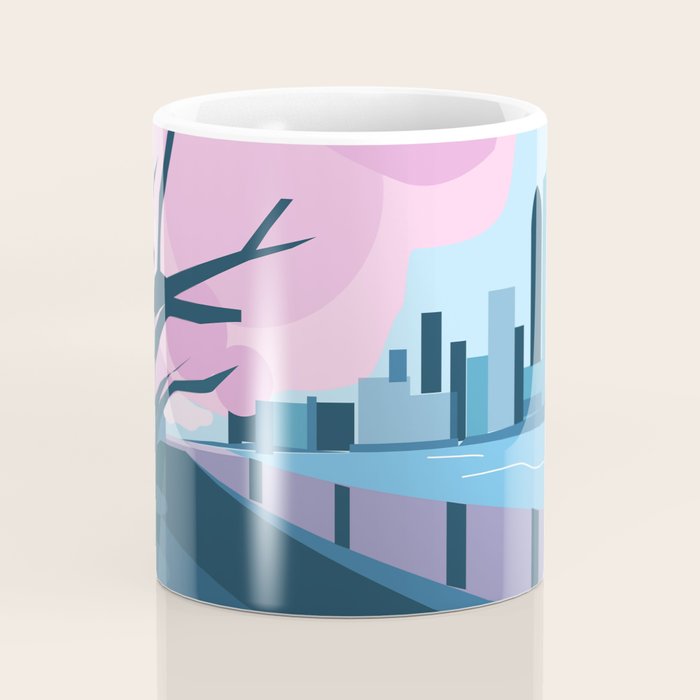Cherry blossoms in New York  Coffee Mug Gallery Image 4