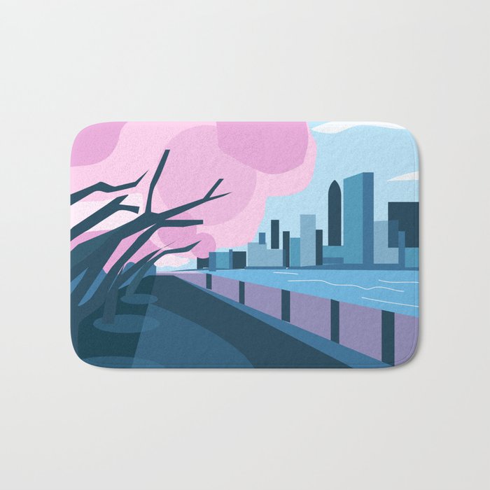 Cherry blossoms in New York  Bath Mat Gallery Image 1
