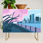 Cherry blossoms in New York  Credenza Gallery Image 1