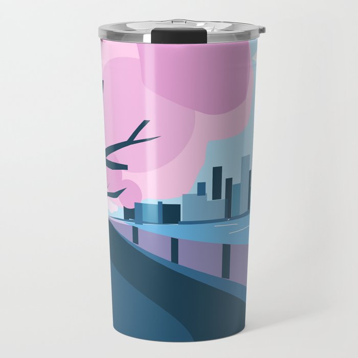 Cherry blossoms in New York  Travel Mug Gallery Image 1