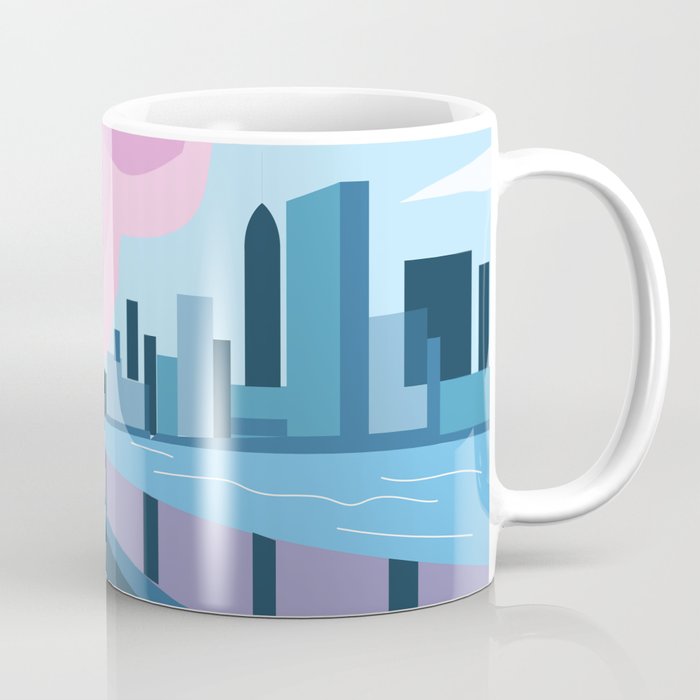 Cherry blossoms in New York  Coffee Mug Gallery Image 1