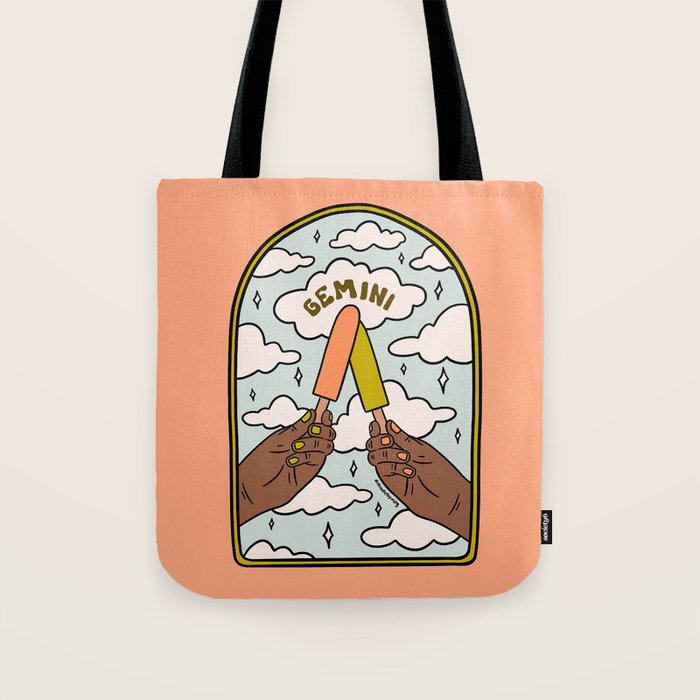 Gemini Popsicle Tote Bag Gallery Image 1