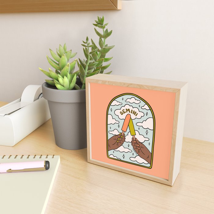 Gemini Popsicle Mini Art Print Gallery Image 2