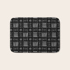 Mudcloth III (Black) Bath Mat Gallery Image 1
