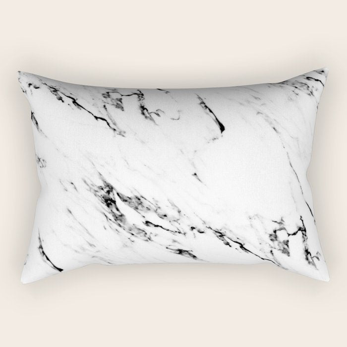 Classic Marble Rectangular Pillow Gallery Image 1