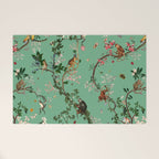 Monkey World Green Welcome Mat Gallery Image 1