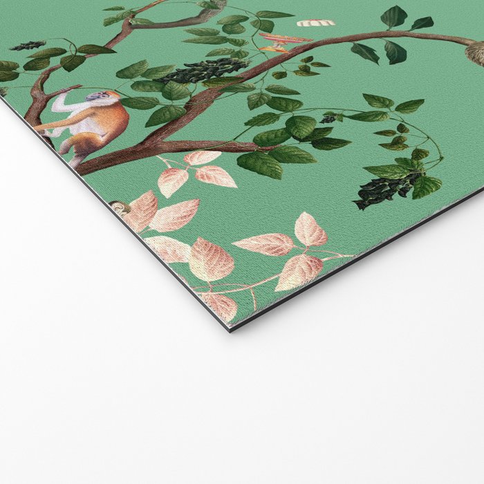 Monkey World Green Welcome Mat Gallery Image 2