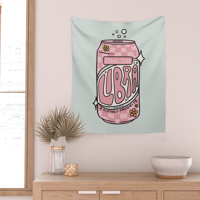 Libra Soda Wall Tapestry Gallery Image 2