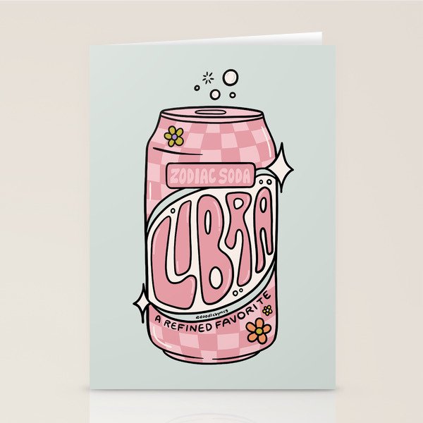 Libra Soda Stationery Card Gallery Image 1