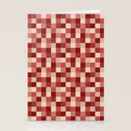Bold Colorful Checks Pattern - Small X Stationery Card Gallery Image 2