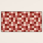 Bold Colorful Checks Pattern - Small X Desk Mat Gallery Image 3
