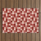 Bold Colorful Checks Pattern - Small X Outdoor Rug Gallery Image 1