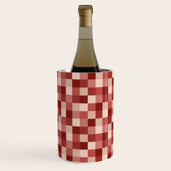 Bold Colorful Checks Pattern - Small X Wine Chiller Gallery Image 3