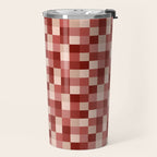 Bold Colorful Checks Pattern - Small X Travel Mug Gallery Image 2