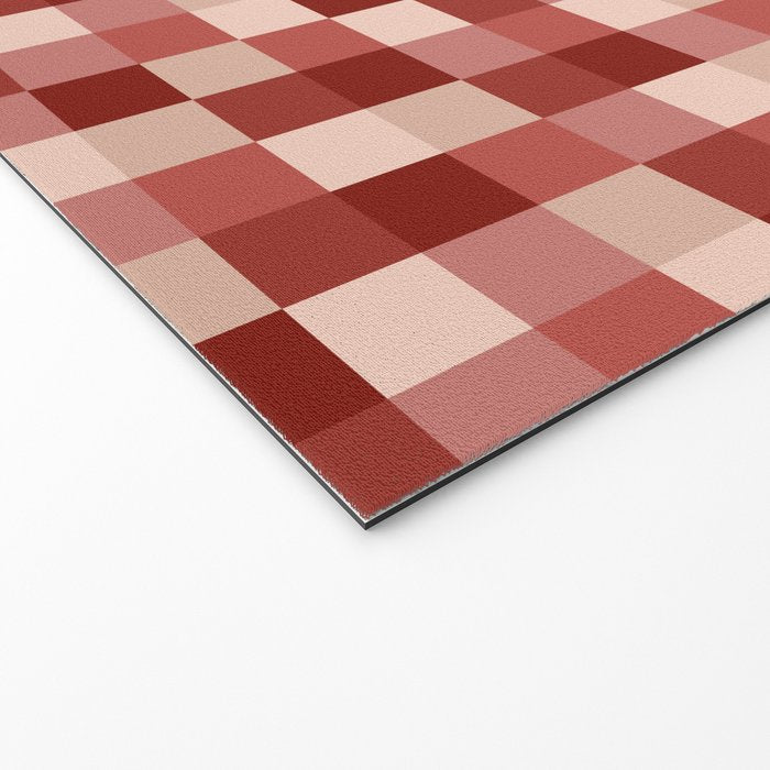 Bold Colorful Checks Pattern - Small X Welcome Mat Gallery Image 2