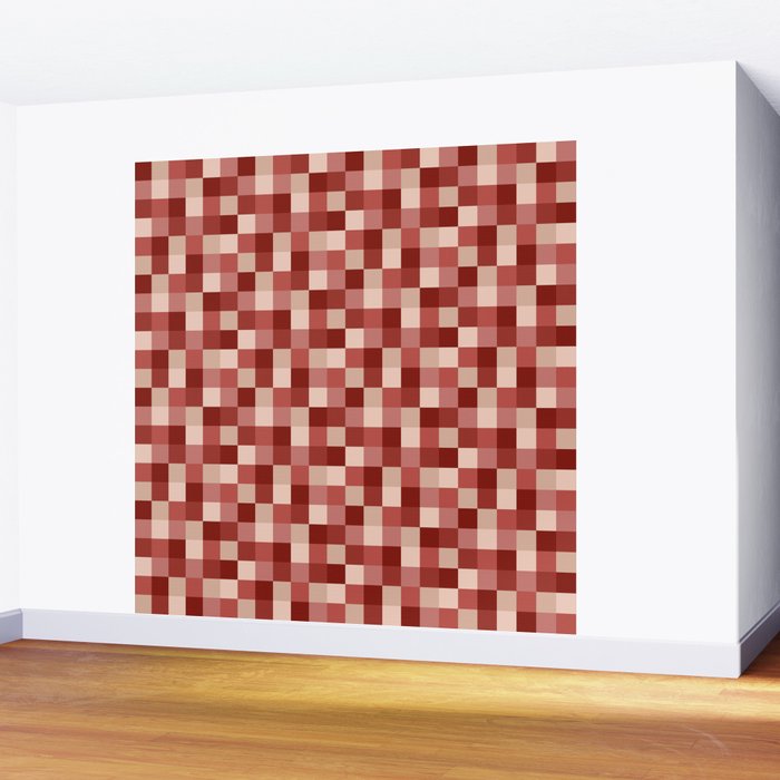 Bold Colorful Checks Pattern - Small X Wall Mural Gallery Image 2