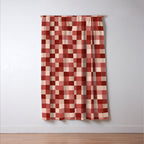 Bold Colorful Checks Pattern - Small X Window Curtain Gallery Image 3