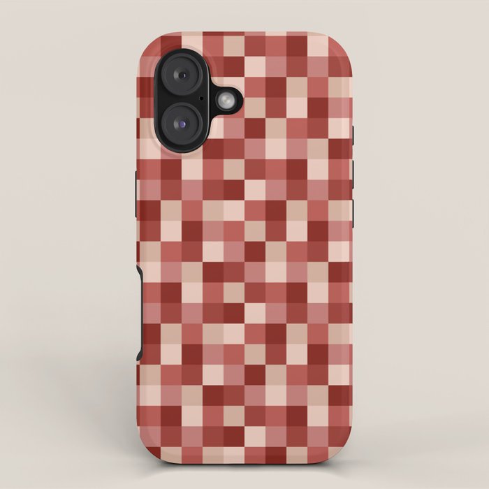 Bold Colorful Checks Pattern - Small X iPhone Case Gallery Image 1