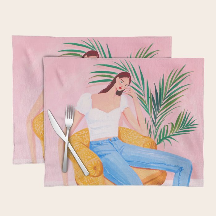 Bohemian Pink Room Placemat Gallery Image 1