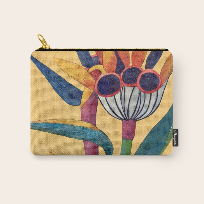 Bird of Paradise in Tropical Bloom Carry All Pouch Gallery Image 1