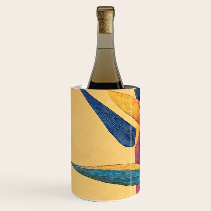 Bird of Paradise in Tropical Bloom Wine Chiller Gallery Image 2