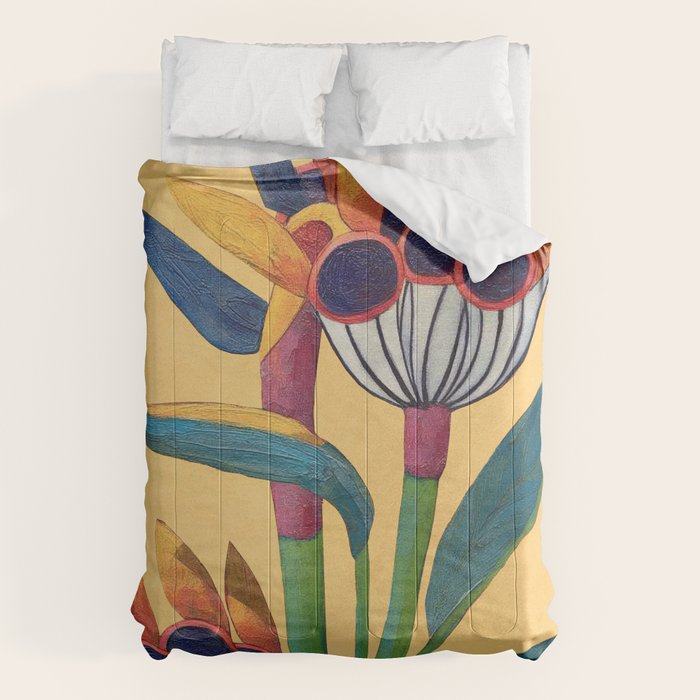 Bird of Paradise in Tropical Bloom Comforter Gallery Image 6