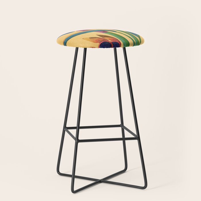 Bird of Paradise in Tropical Bloom Stool Gallery Image 1