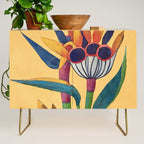 Bird of Paradise in Tropical Bloom Credenza Gallery Image 1