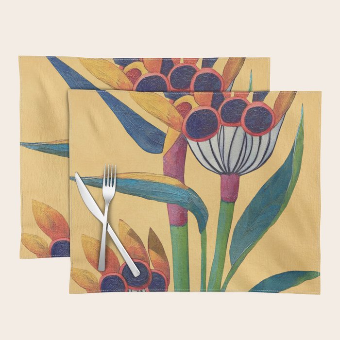 Bird of Paradise in Tropical Bloom Placemat Gallery Image 1