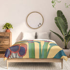 Bird of Paradise in Tropical Bloom Comforter Gallery Image 3