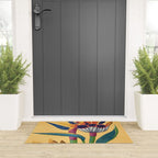 Bird of Paradise in Tropical Bloom Welcome Mat Gallery Image 3