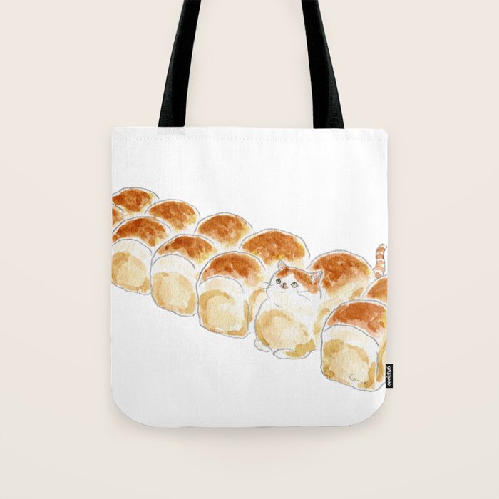 bread Cat Tote Bag Gallery Image 1
