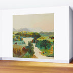 Anna Mary Robertson 'Grandma' Moses Upper Cambridge Valley American Folk Art Wall Mural Gallery Image 2
