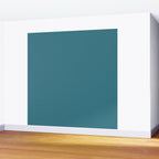 Solid Color Spring Teal Wall Mural Gallery Image 2
