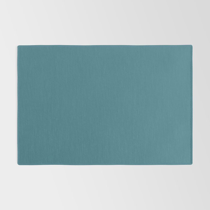 Solid Color Spring Teal Rug Gallery Image 2