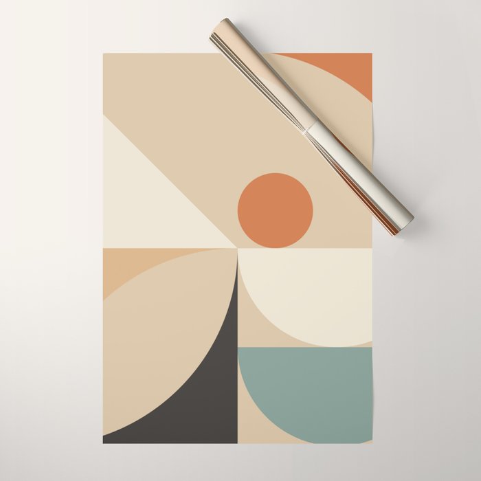 Mid Century 08B Wrapping Paper Gallery Image 1