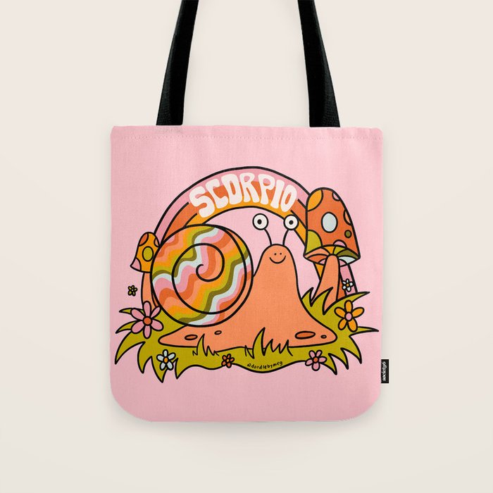 Scorpio Snail Tote Bag Gallery Image 1