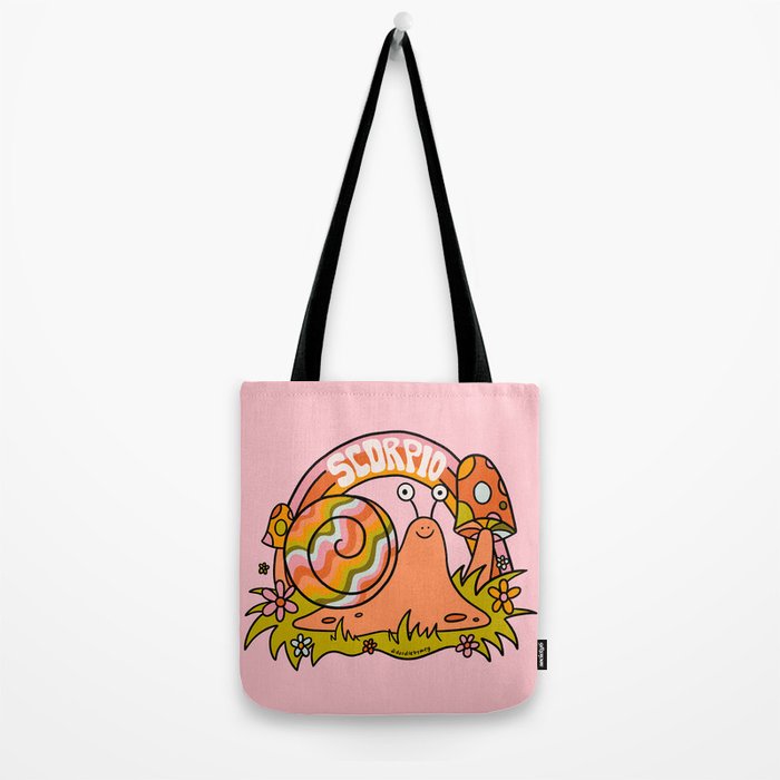 Scorpio Snail Tote Bag Gallery Image 2