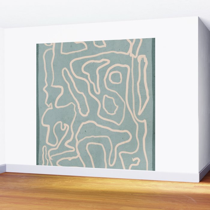 Abstract line art 157 Wall Mural Gallery Image 2