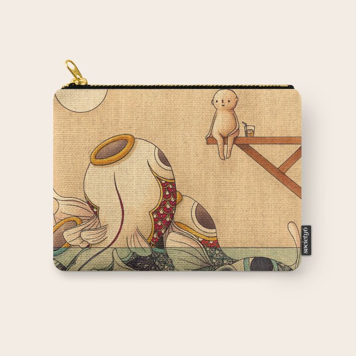 Summer by the Sea Carry All Pouch Gallery Image 1