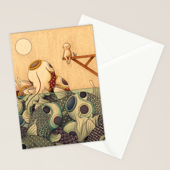 Summer by the Sea Stationery Card Gallery Image 2