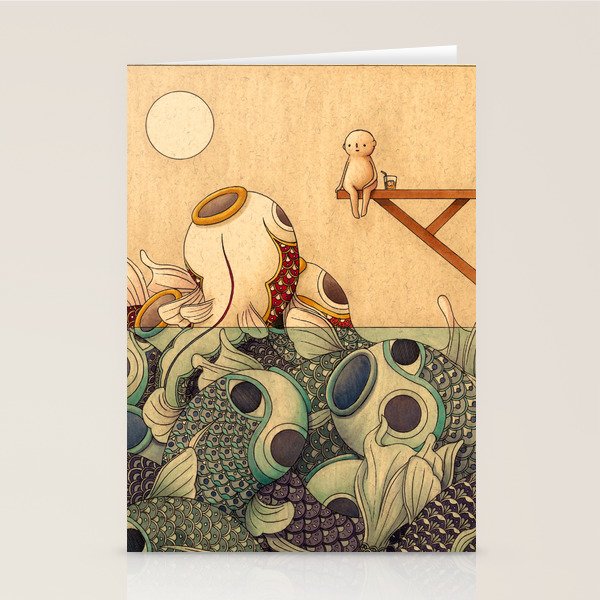 Summer by the Sea Stationery Card Gallery Image 1