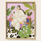 Hanging out with plants Serving Tray Gallery Image 1