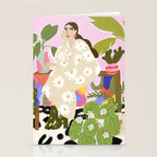 Hanging out with plants Stationery Card Gallery Image 2