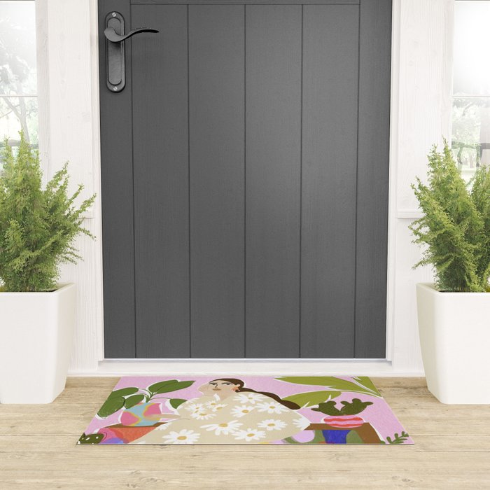 Hanging out with plants Welcome Mat Gallery Image 3