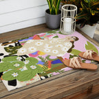Hanging out with plants Outdoor Rug Gallery Image 2