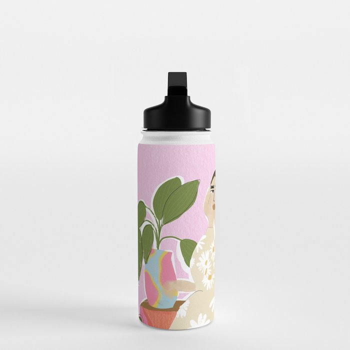 Hanging out with plants Water Bottle Gallery Image 3