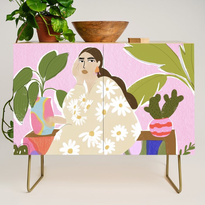 Hanging out with plants Credenza Gallery Image 1