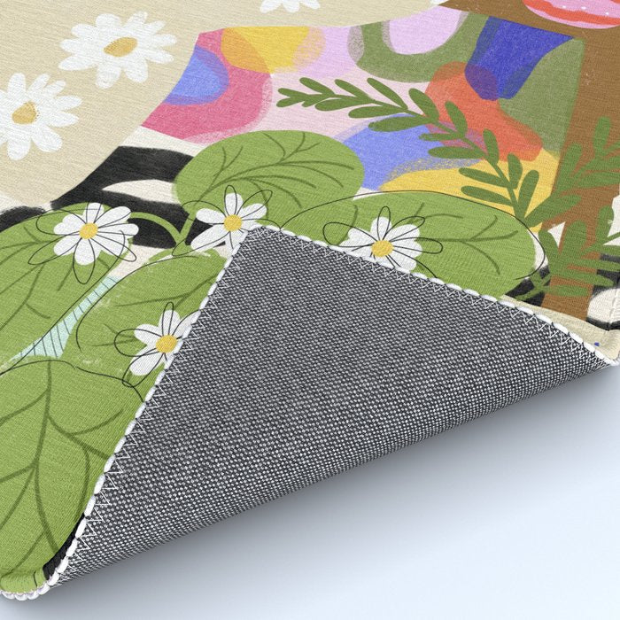 Hanging out with plants Rug Gallery Image 4